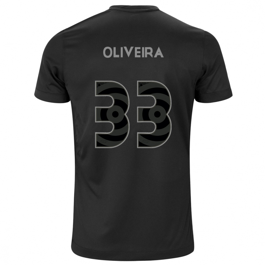 Mujer Fútbol Camiseta Ruan Oliveira #33 Negro 2ª Equipación 2024/25 México