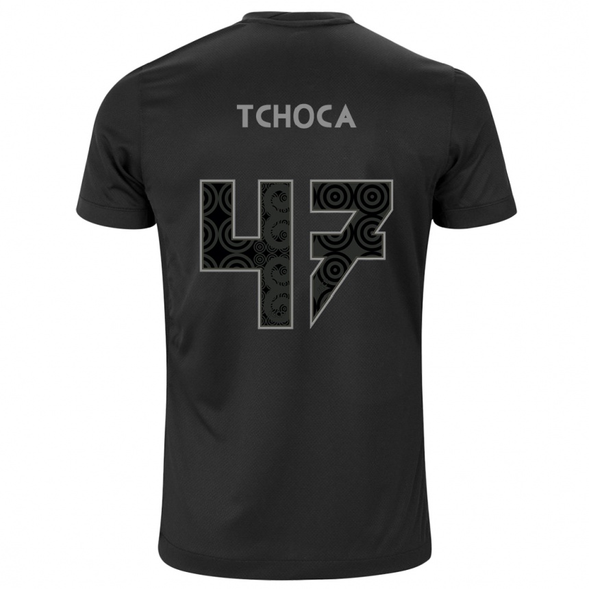 Mujer Fútbol Camiseta Tchoca #47 Negro 2ª Equipación 2024/25 México