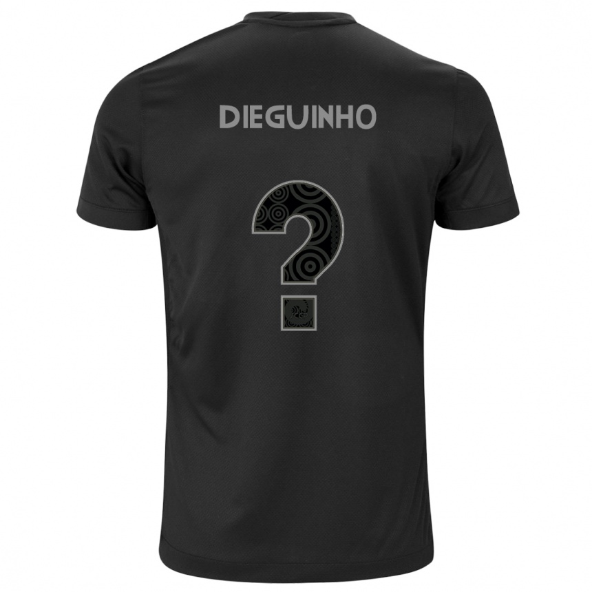 Mujer Fútbol Camiseta Dieguinho #0 Negro 2ª Equipación 2024/25 México