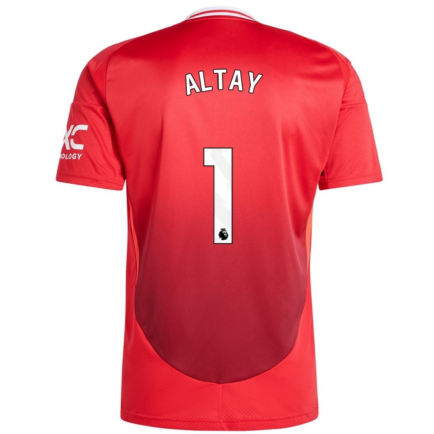 Niño Fútbol Camiseta Altay Bayindir #1 Rojo Brillante 1ª Equipación 2024/25 México