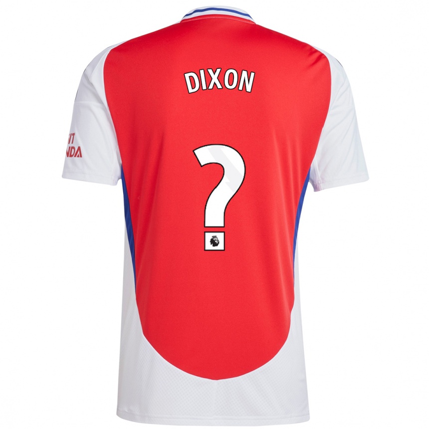 Niño Fútbol Camiseta Danny Dixon #0 Rojo Blanco 1ª Equipación 2024/25 México