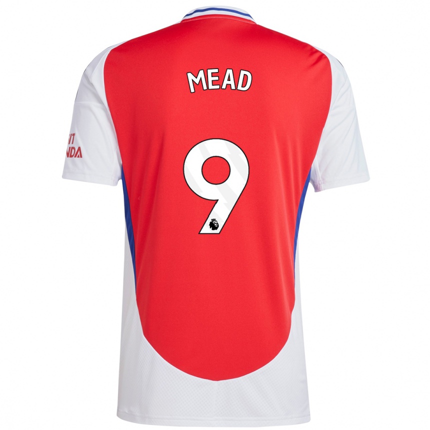 Niño Fútbol Camiseta Beth Mead #9 Rojo Blanco 1ª Equipación 2024/25 México