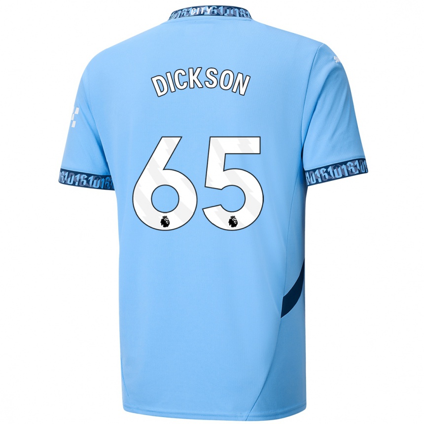 Niño Fútbol Camiseta Will Dickson #65 Azul Marino 1ª Equipación 2024/25 México