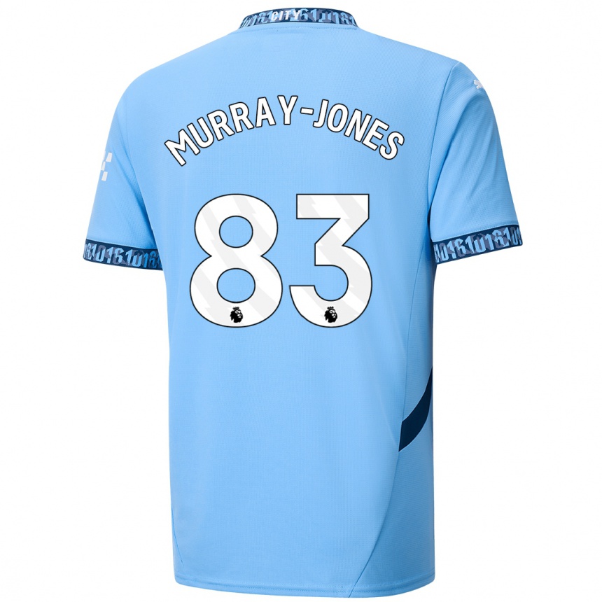 Niño Fútbol Camiseta George Murray-Jones #83 Azul Marino 1ª Equipación 2024/25 México