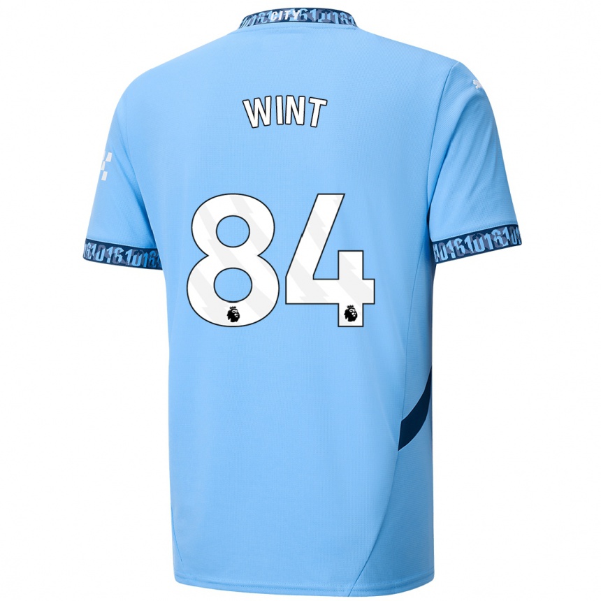 Niño Fútbol Camiseta Jack Wint #84 Azul Marino 1ª Equipación 2024/25 México