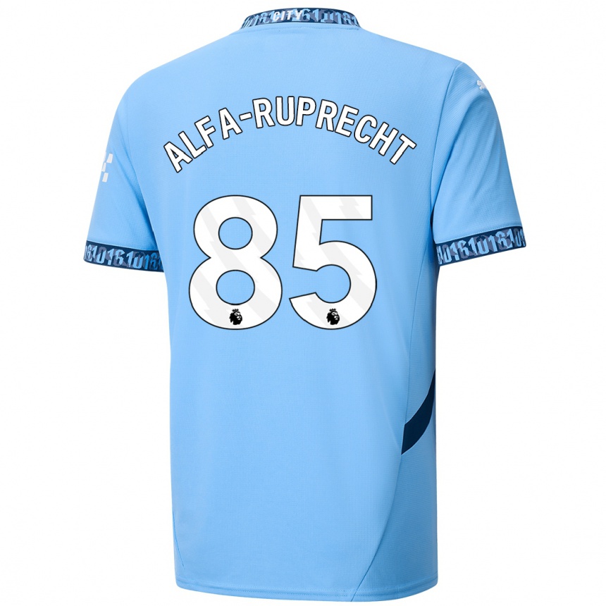 Niño Fútbol Camiseta Farid Alfa-Ruprecht #85 Azul Marino 1ª Equipación 2024/25 México