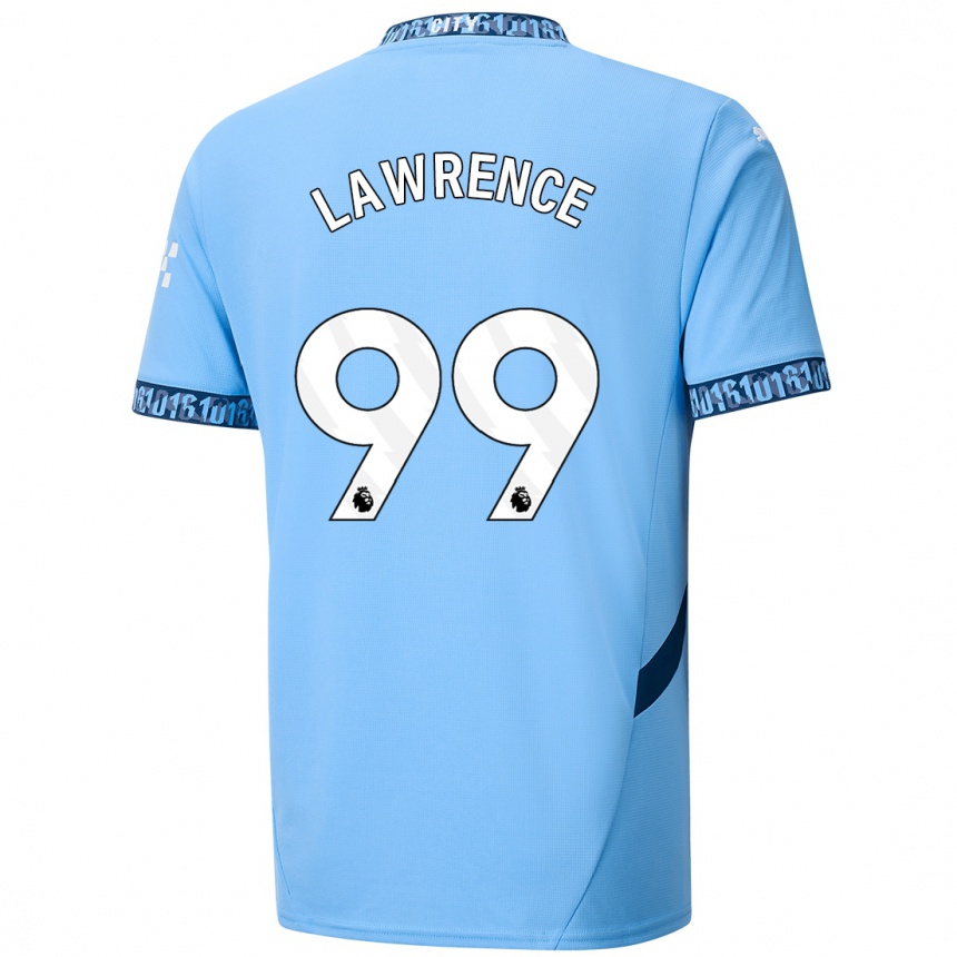 Niño Fútbol Camiseta Emilio Lawrence #99 Azul Marino 1ª Equipación 2024/25 México