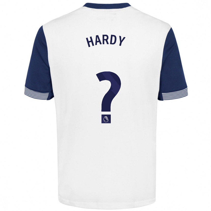 Niño Fútbol Camiseta Malachi Hardy #0 Blanco Azul 1ª Equipación 2024/25 México