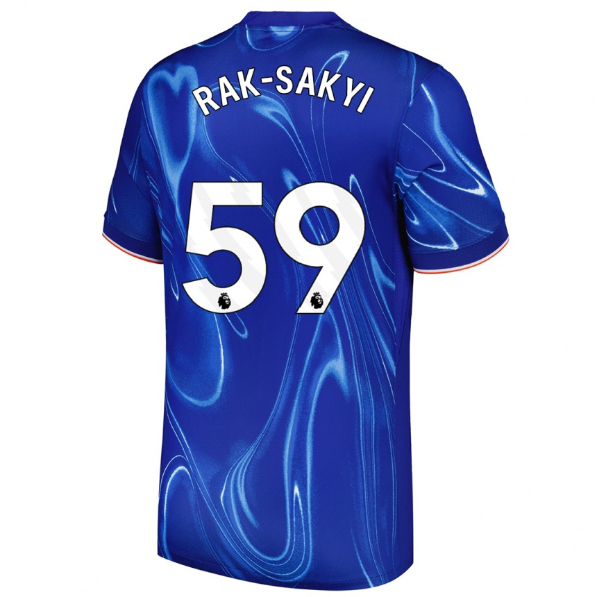 Niño Fútbol Camiseta Sam Rak-Sakyi #59 Azul Blanco 1ª Equipación 2024/25 México