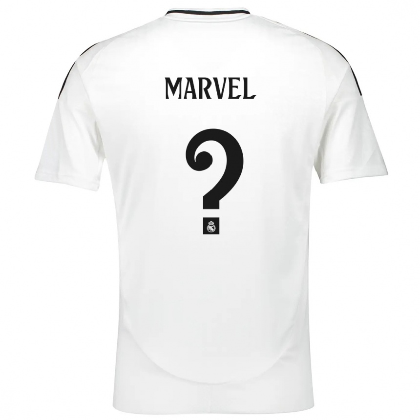 Niño Fútbol Camiseta Marvel #0 Blanco 1ª Equipación 2024/25 México