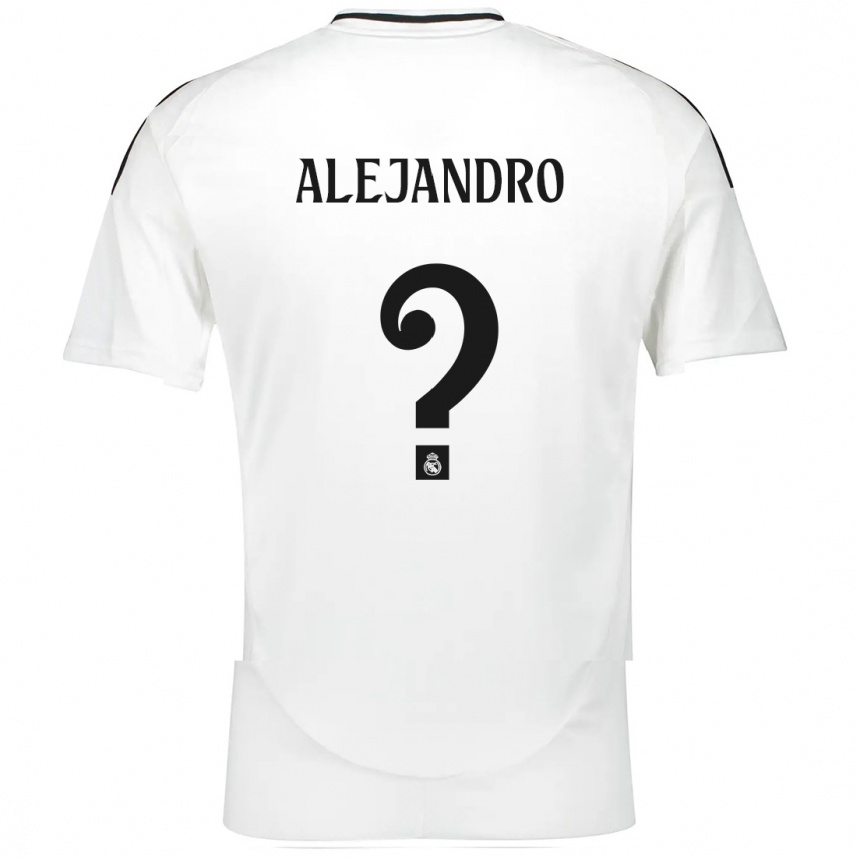 Niño Fútbol Camiseta Alejandro Hernández #0 Blanco 1ª Equipación 2024/25 México