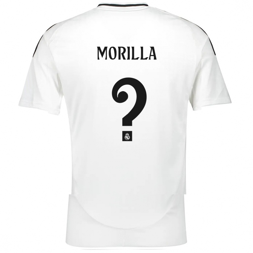 Niño Fútbol Camiseta Jairo Morilla #0 Blanco 1ª Equipación 2024/25 México