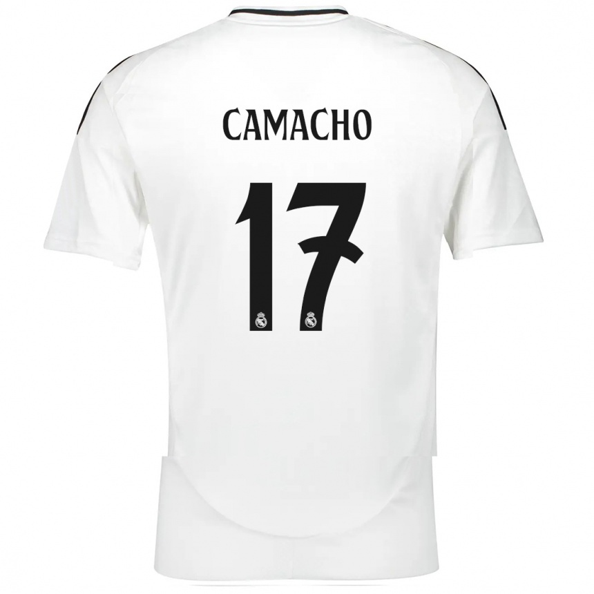 Niño Fútbol Camiseta Carla Camacho #17 Blanco 1ª Equipación 2024/25 México