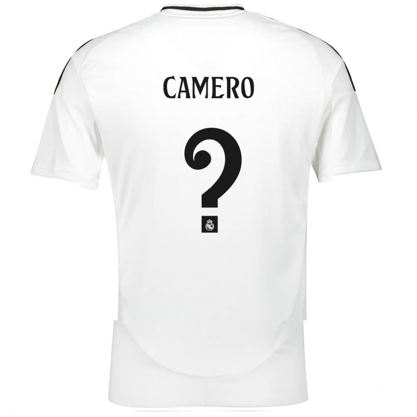 Niño Fútbol Camiseta Mario Camero #0 Blanco 1ª Equipación 2024/25 México