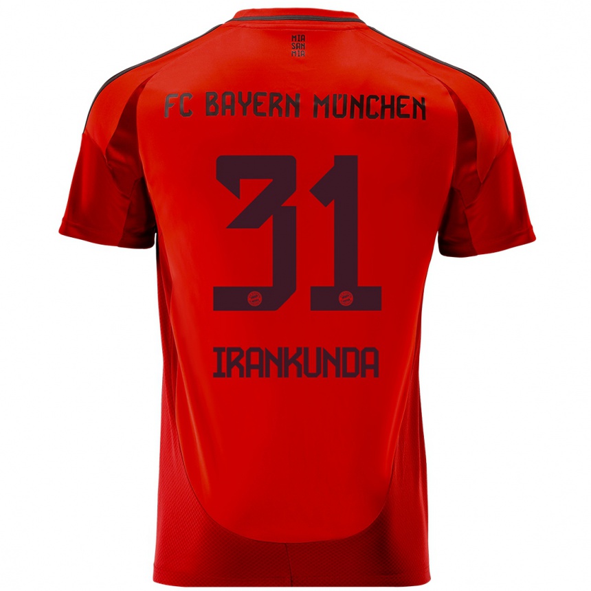 Niño Fútbol Camiseta Nestory Irankunda #31 Rojo 1ª Equipación 2024/25 México