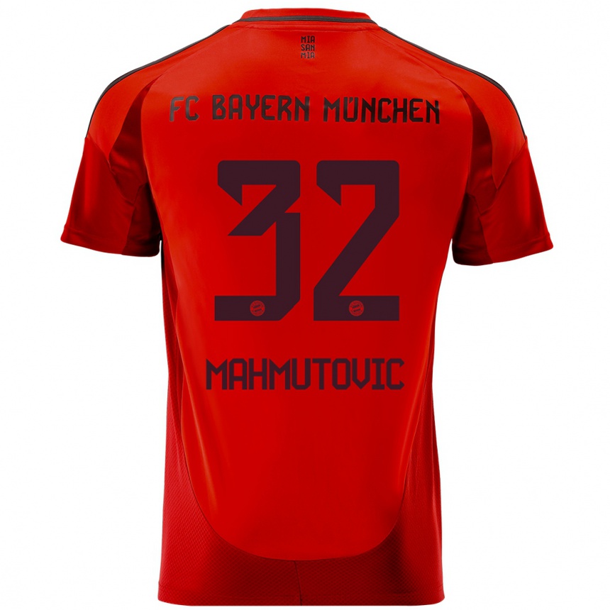 Niño Fútbol Camiseta Ena Mahmutovic #32 Rojo 1ª Equipación 2024/25 México