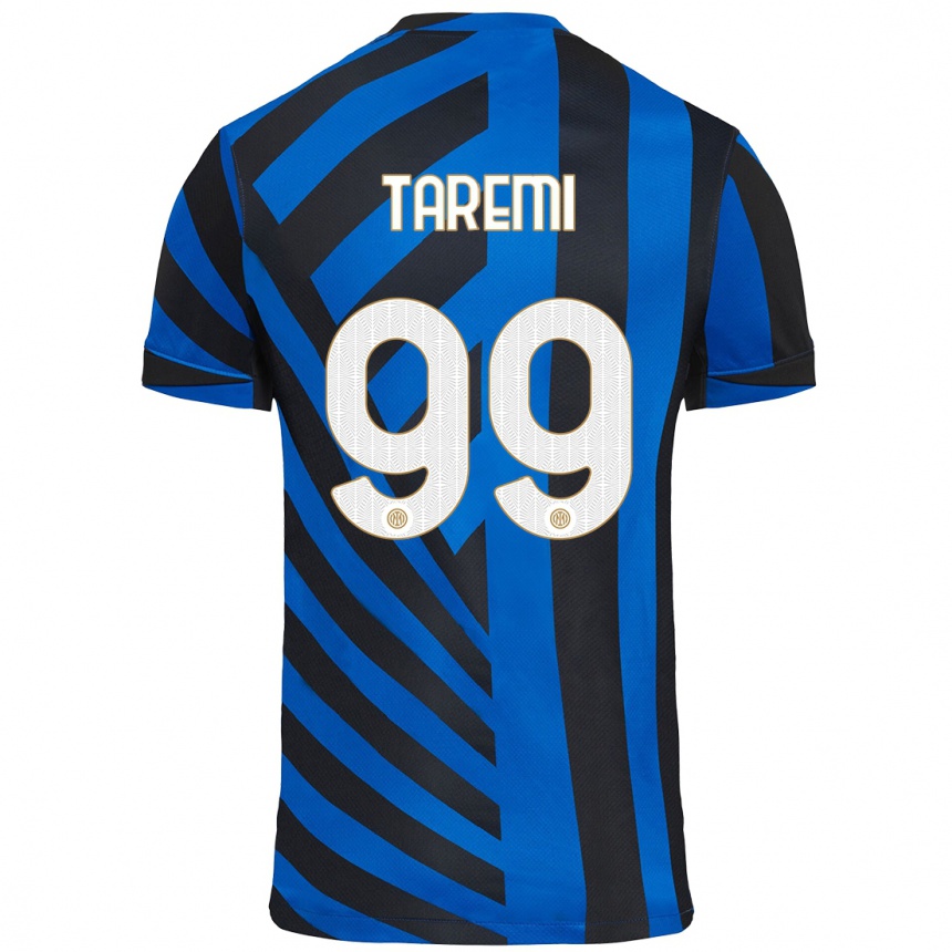 Niño Fútbol Camiseta Mehdi Taremi #99 Azul Negro 1ª Equipación 2024/25 México