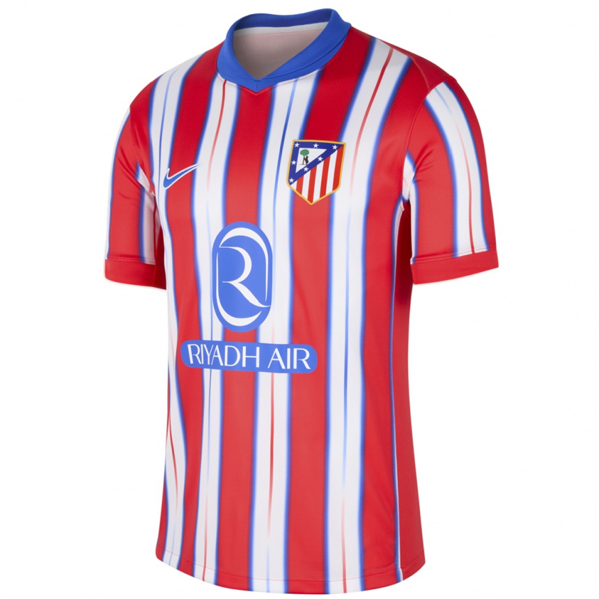 Niño Fútbol Camiseta Stefan Savic #15 Rojo Blanco Azul 1ª Equipación 2024/25 México