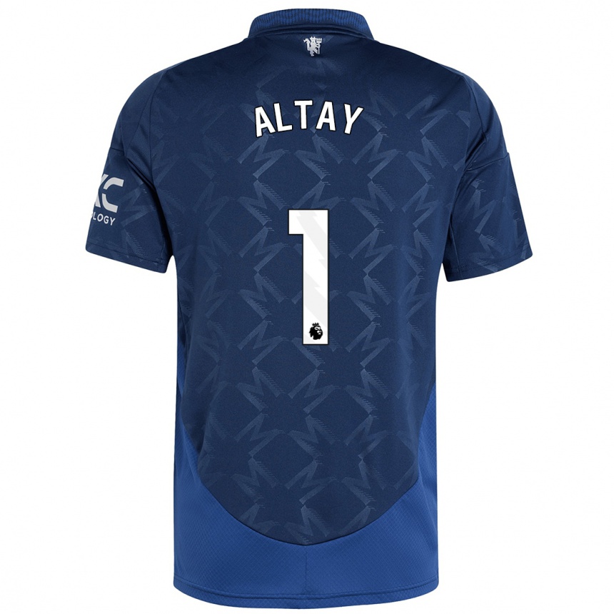 Niño Fútbol Camiseta Altay Bayindir #1 Índigo 2ª Equipación 2024/25 México