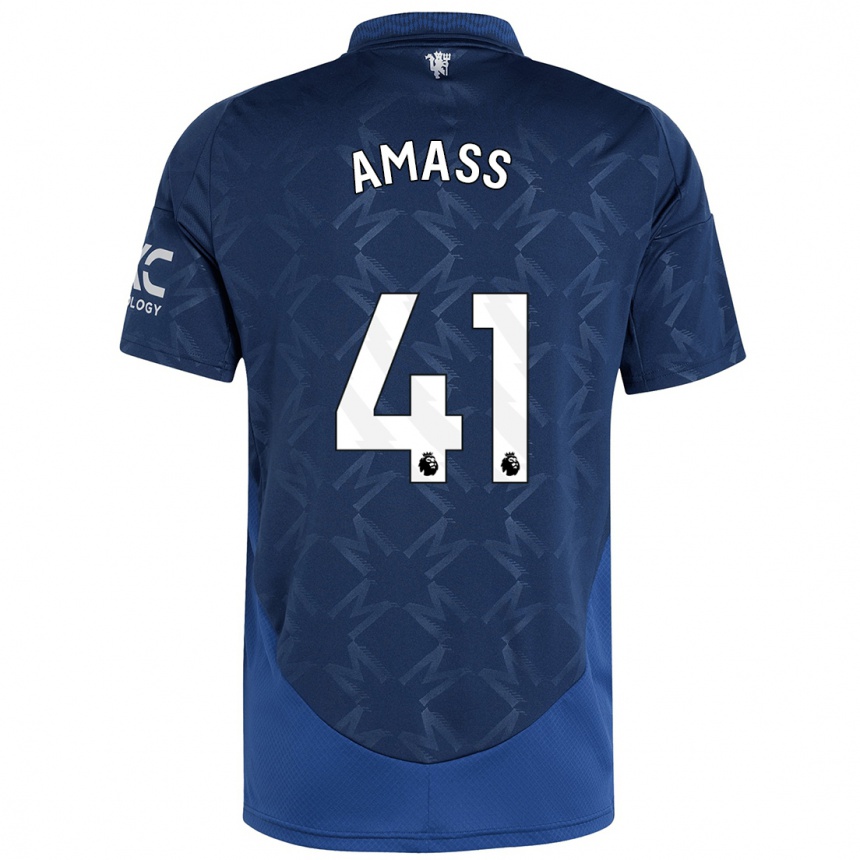 Niño Fútbol Camiseta Harry Amass #41 Índigo 2ª Equipación 2024/25 México