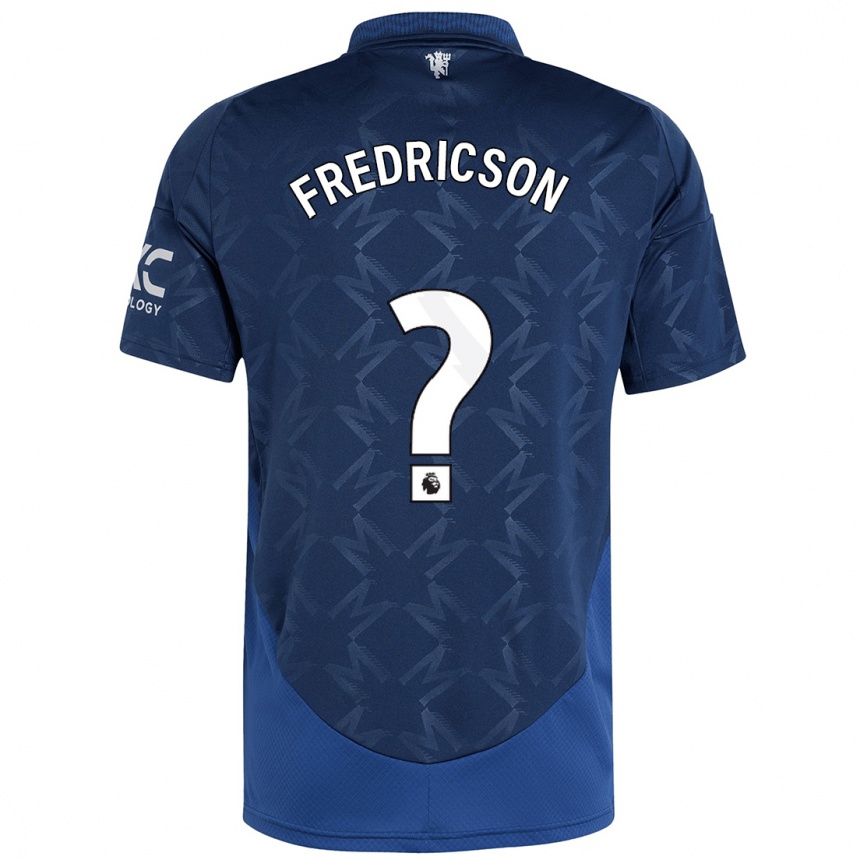 Niño Fútbol Camiseta Tyler Fredricson #0 Índigo 2ª Equipación 2024/25 México