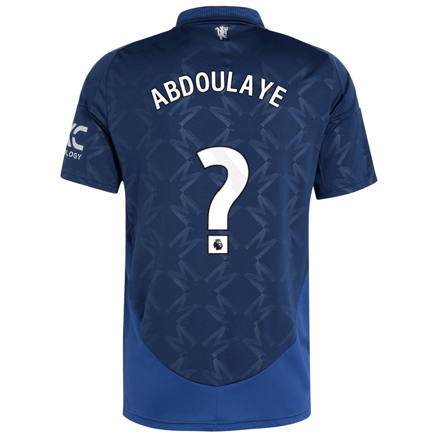 Niño Fútbol Camiseta Douka Abdoulaye #0 Índigo 2ª Equipación 2024/25 México