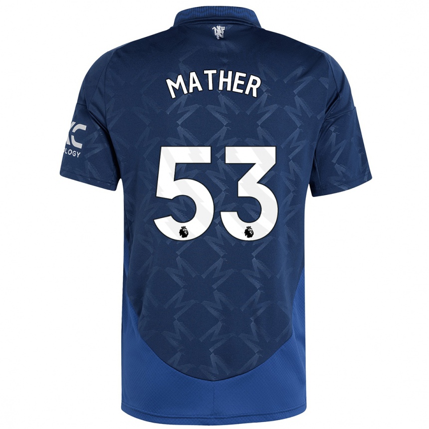 Niño Fútbol Camiseta Sam Mather #53 Índigo 2ª Equipación 2024/25 México