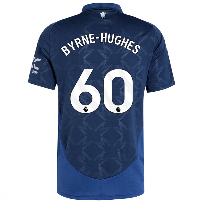 Niño Fútbol Camiseta Cameron Byrne-Hughes #60 Índigo 2ª Equipación 2024/25 México