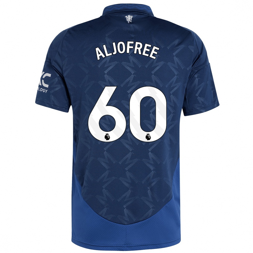 Niño Fútbol Camiseta Sonny Aljofree #60 Índigo 2ª Equipación 2024/25 México