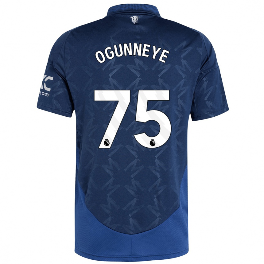 Niño Fútbol Camiseta Habeeb Ogunneye #75 Índigo 2ª Equipación 2024/25 México