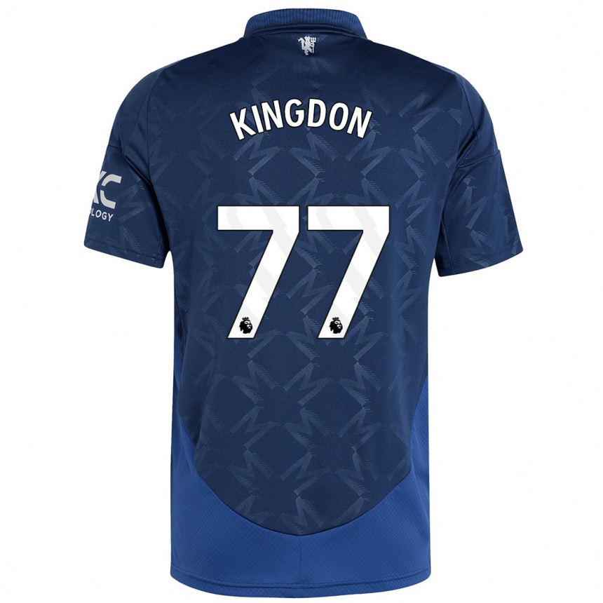 Niño Fútbol Camiseta Jack Kingdon #77 Índigo 2ª Equipación 2024/25 México