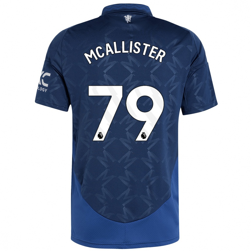 Niño Fútbol Camiseta Finley Mcallister #79 Índigo 2ª Equipación 2024/25 México