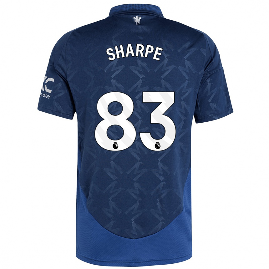 Niño Fútbol Camiseta Malachi Sharpe #83 Índigo 2ª Equipación 2024/25 México