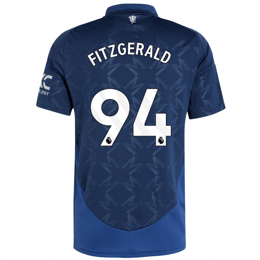 Niño Fútbol Camiseta Jayce Fitzgerald #94 Índigo 2ª Equipación 2024/25 México