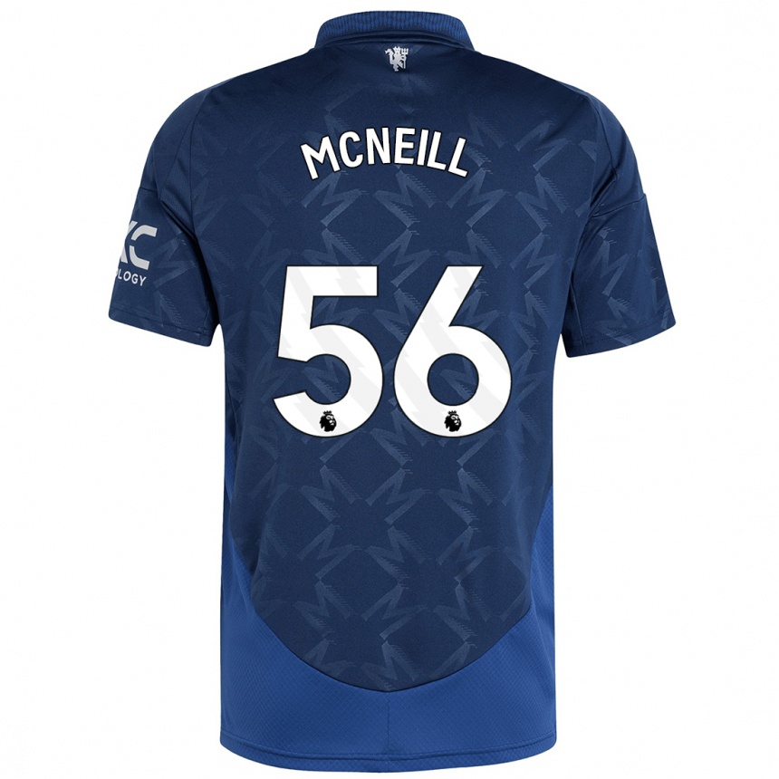 Niño Fútbol Camiseta Charlie Mcneill #56 Índigo 2ª Equipación 2024/25 México