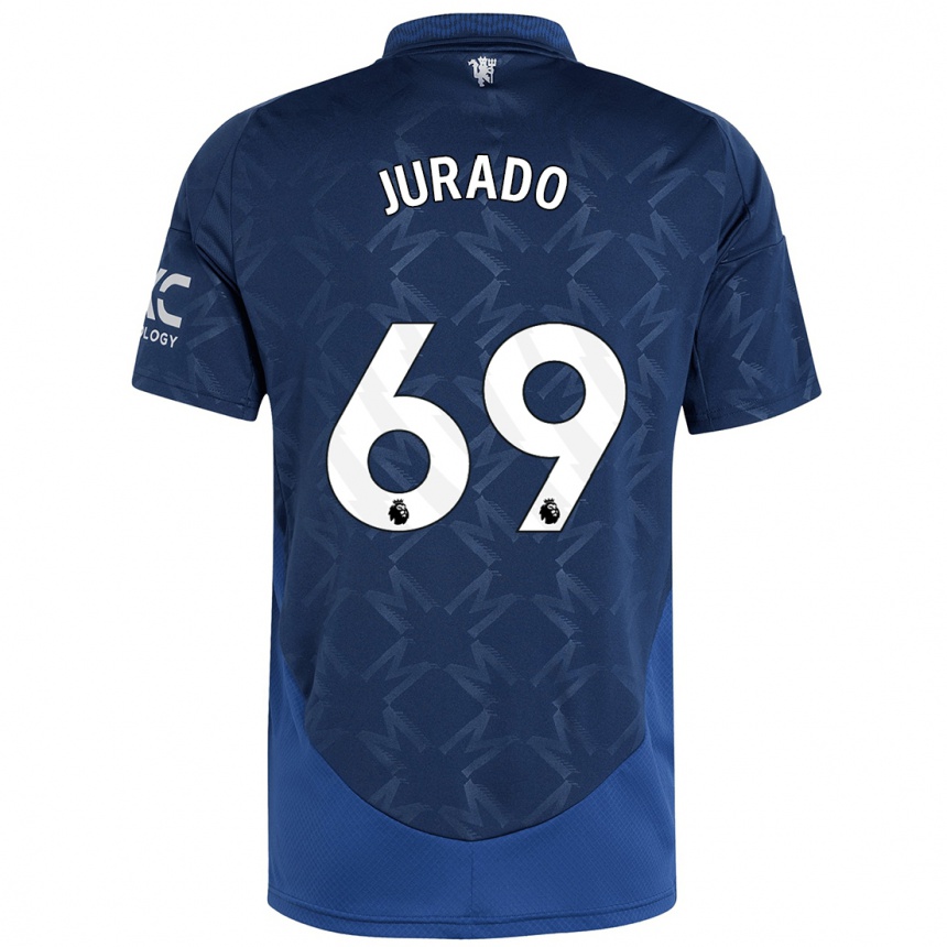 Niño Fútbol Camiseta Marc Jurado #69 Índigo 2ª Equipación 2024/25 México