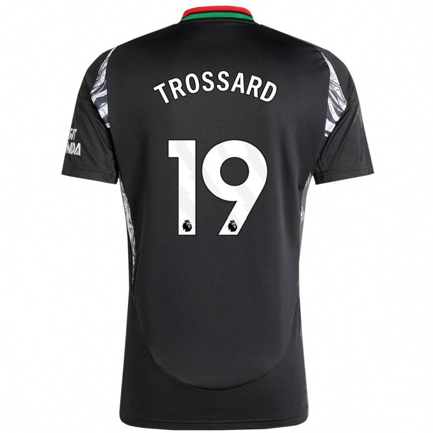 Niño Fútbol Camiseta Leandro Trossard #19 Negro 2ª Equipación 2024/25 México