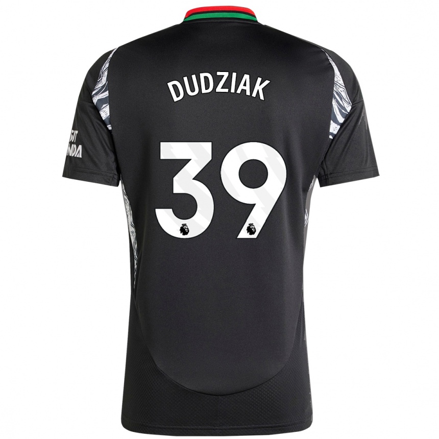 Niño Fútbol Camiseta Harrison Dudziak #39 Negro 2ª Equipación 2024/25 México