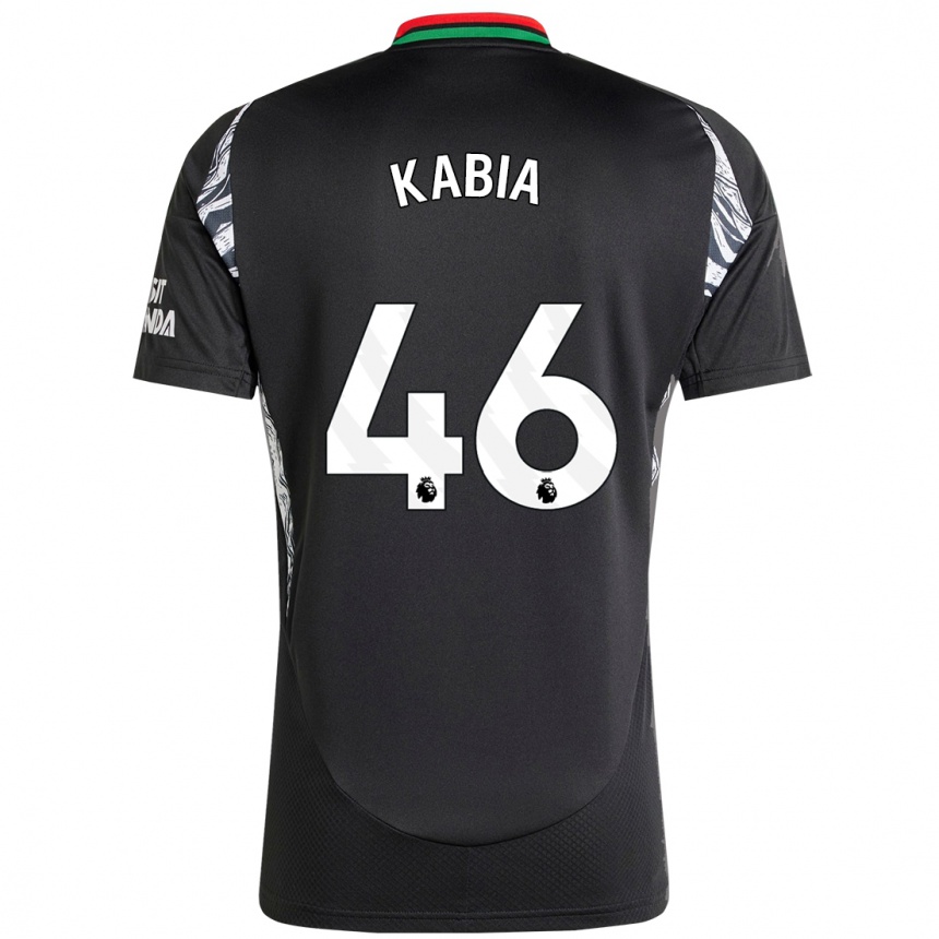 Niño Fútbol Camiseta Ismeal Kabia #46 Negro 2ª Equipación 2024/25 México