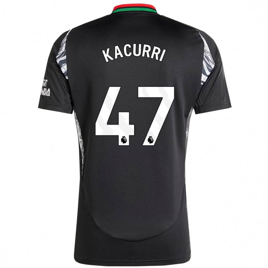 Niño Fútbol Camiseta Maldini Kacurri #47 Negro 2ª Equipación 2024/25 México