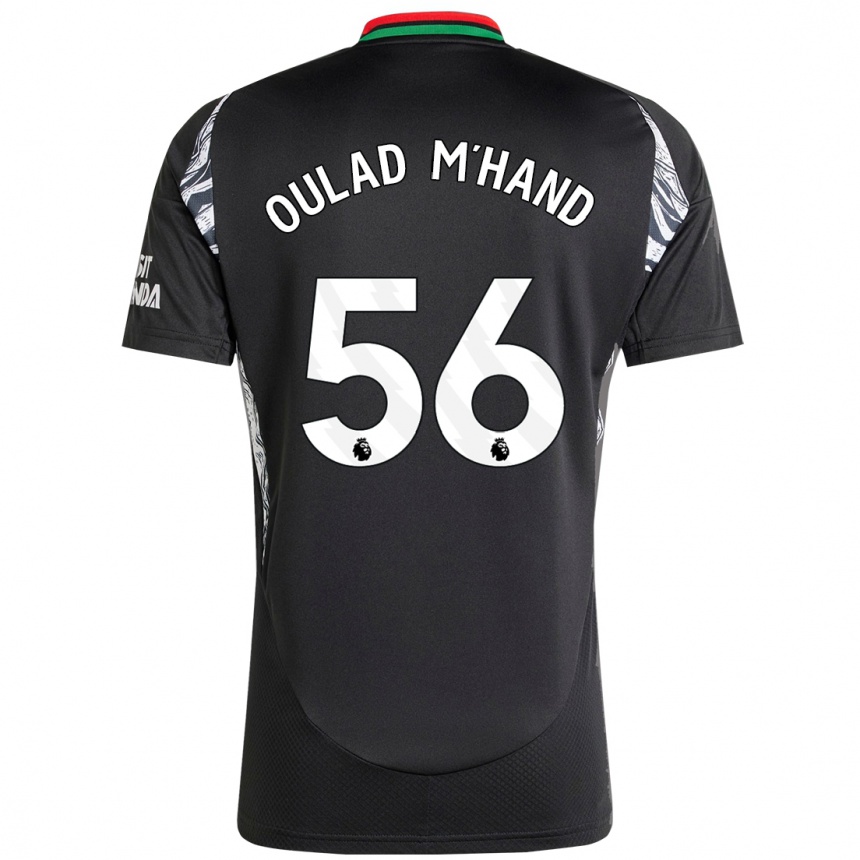 Niño Fútbol Camiseta Salah-Eddine Oulad M'hand #56 Negro 2ª Equipación 2024/25 México