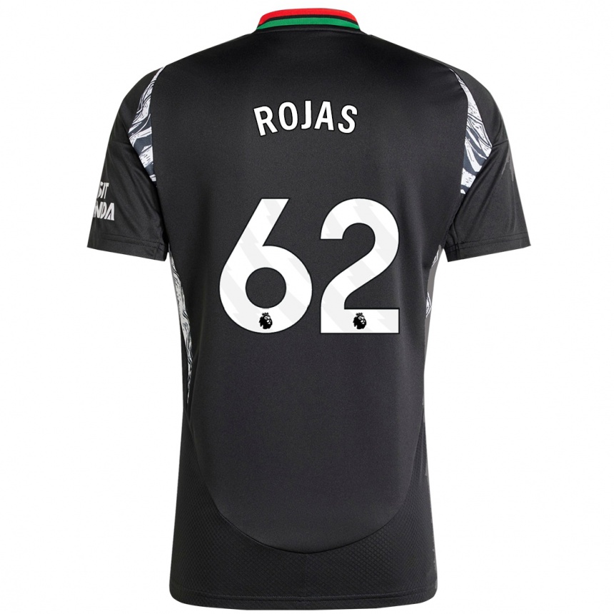 Niño Fútbol Camiseta Alexei Rojas #62 Negro 2ª Equipación 2024/25 México