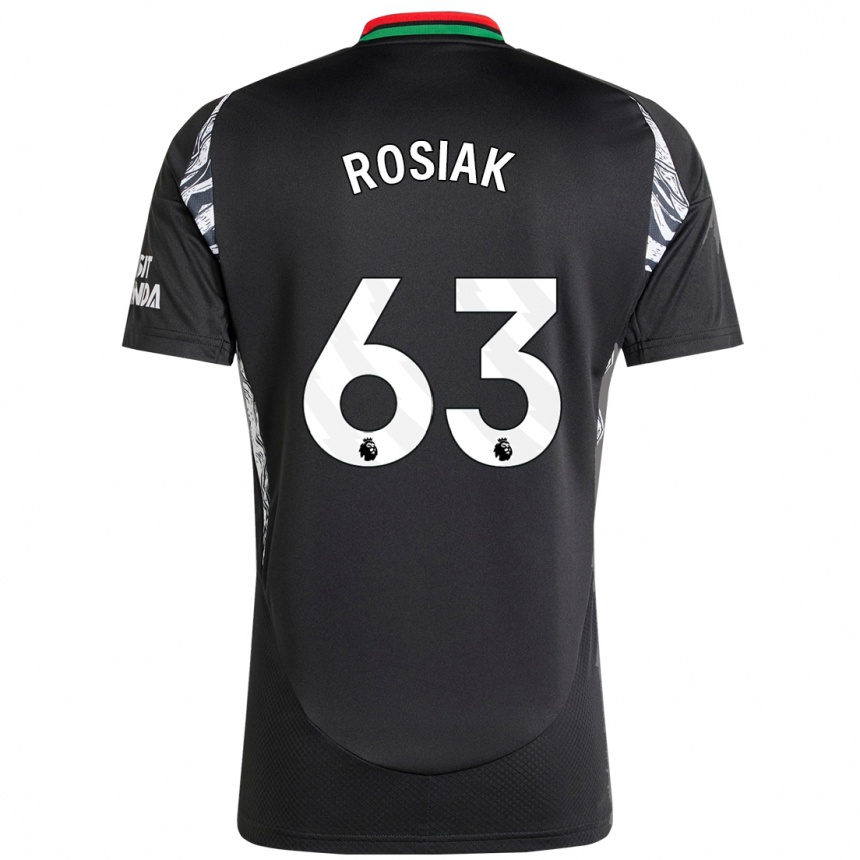 Niño Fútbol Camiseta Michal Rosiak #63 Negro 2ª Equipación 2024/25 México