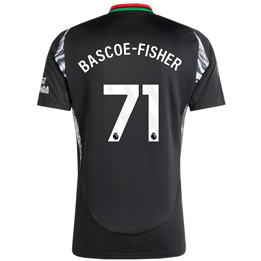 Niño Fútbol Camiseta Jakai Bascoe-Fisher #71 Negro 2ª Equipación 2024/25 México