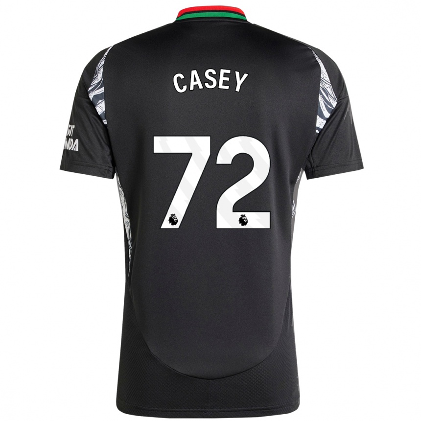 Niño Fútbol Camiseta Dan Casey #72 Negro 2ª Equipación 2024/25 México