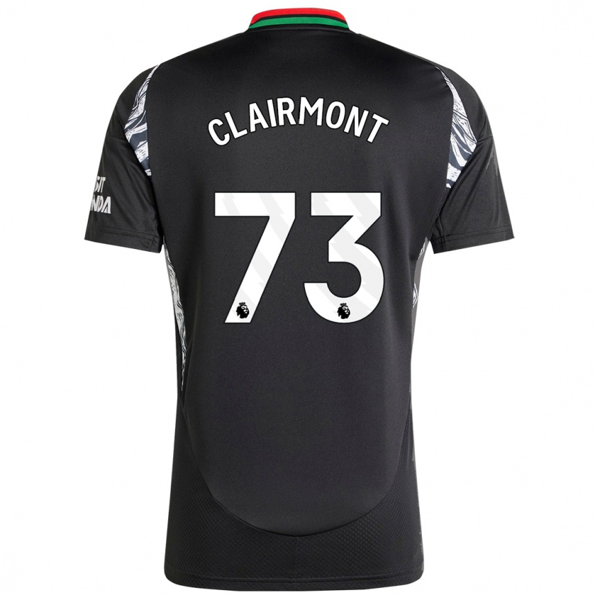 Niño Fútbol Camiseta Reece Clairmont #73 Negro 2ª Equipación 2024/25 México