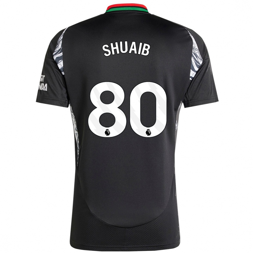 Niño Fútbol Camiseta Zac Shuaib #80 Negro 2ª Equipación 2024/25 México