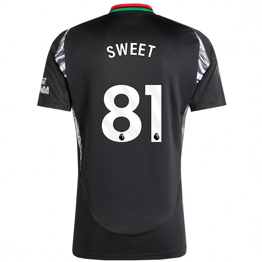 Niño Fútbol Camiseta Will Sweet #81 Negro 2ª Equipación 2024/25 México