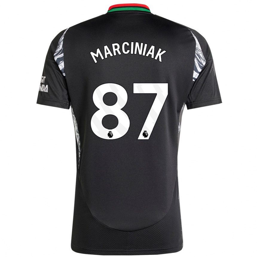 Niño Fútbol Camiseta Alex Marciniak #87 Negro 2ª Equipación 2024/25 México