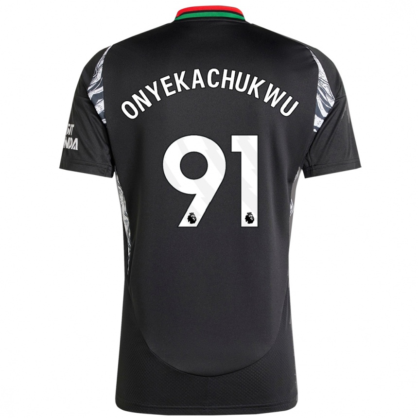 Niño Fútbol Camiseta Samuel Onyekachukwu #91 Negro 2ª Equipación 2024/25 México